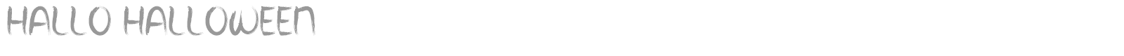 Hallo Halloween font preview